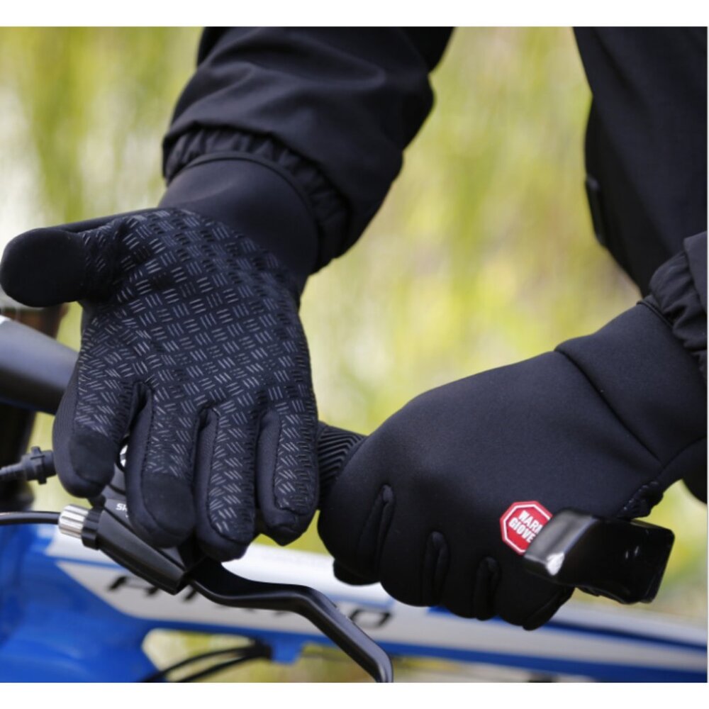 Winter Touchscreen Gloves Blue Windproof Warm Anti-Slip Cycling Driving Outdoor - Picture 3 of 13